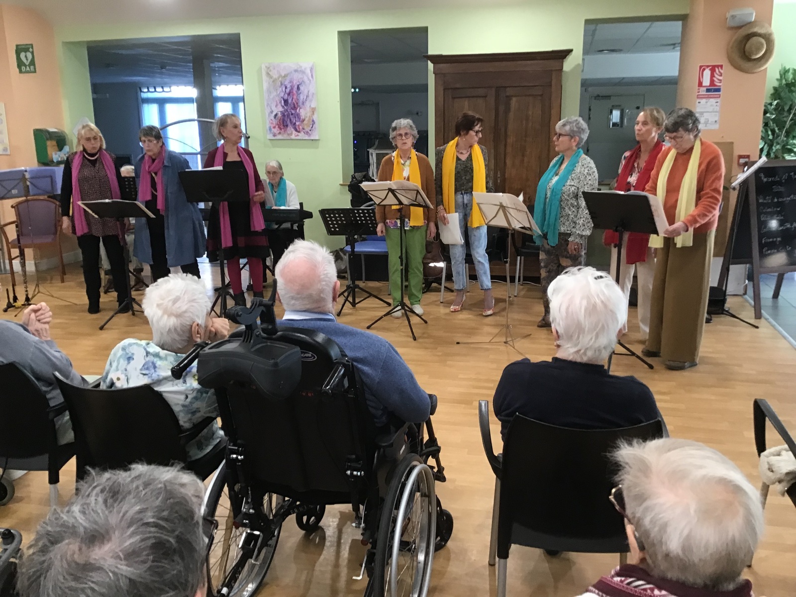 Super après midi à l’Ephad de Cadouin