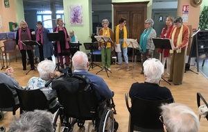 Super après midi à l’Ephad de Cadouin