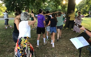 Fête de fin juin au kiosque du Bugue